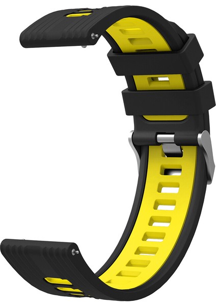 Samsung Galaxy Gear S2 (20 Mm) Için 2 Renkli Kademeli Silikon Kordon-Kayış Krd-55