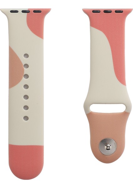 Apple Watch 40 mm Için Renkli Silikon Kordon-Kayış Krd-62