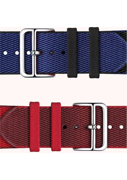 Apple Watch 42 mm Için Renkli Kumaş Desenli Krd-51 Kayış-Kordon modelleri