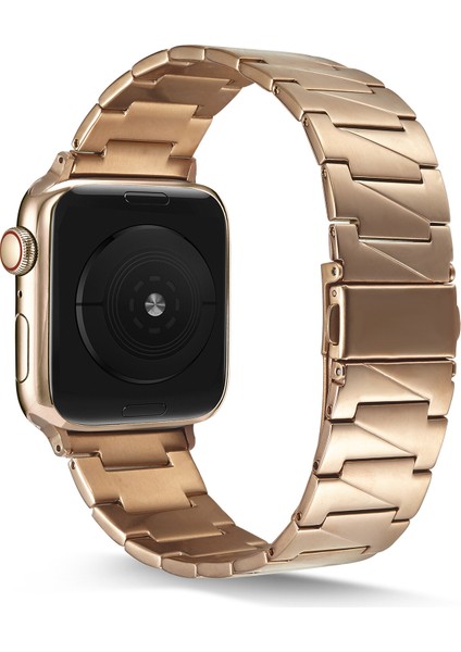 Apple Watch 44 mm Için Prizma Model Krd-48 Metal Kayış-Kordon