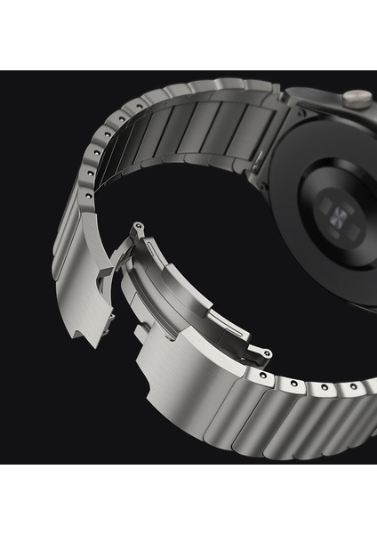 Honor Watch Gs Pro (22MM) Için Krd-35 Düz Çizgi Model Metal Kayış-Kordon modelleri