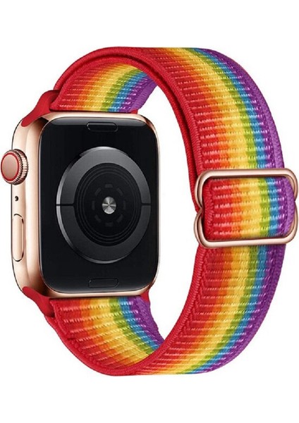 Apple Watch Uyumlu Saat Bandı ( 38-40-41 Mm)Ayarlanabilir Elastik Rahat Şık Kordon