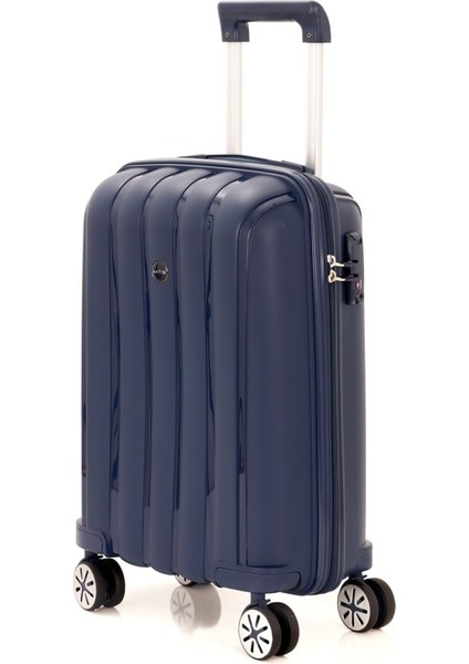 Kabin Boy Lacivert Polipropilen Valiz V305 55 cm fiyatları
