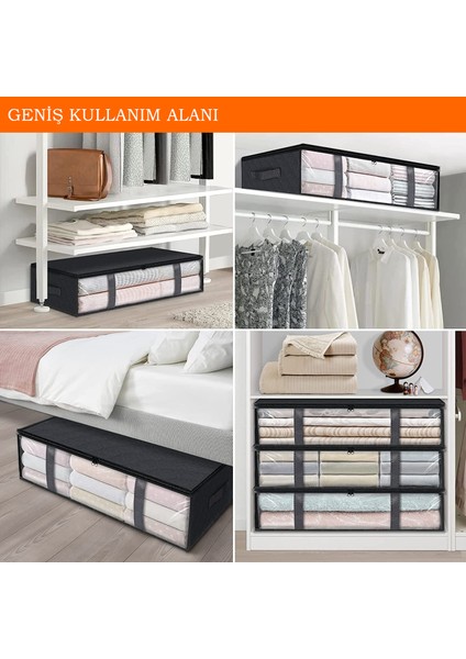 Rek Home Pencereli Baza Altı Hurç / 60 x 45 x 15 cm