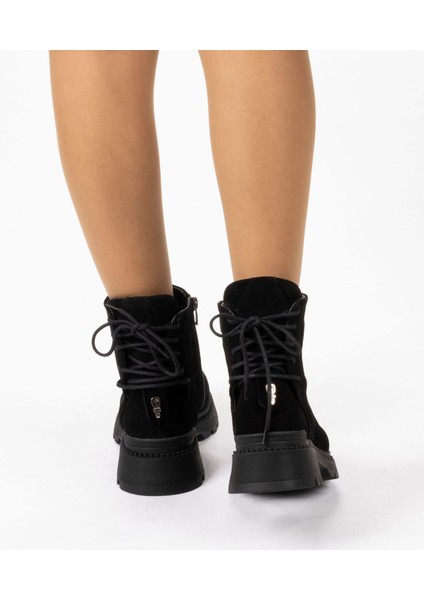 Kadın Hakiki Süet Deri Kalın Tabanlı Tasarım Bot fiyatları