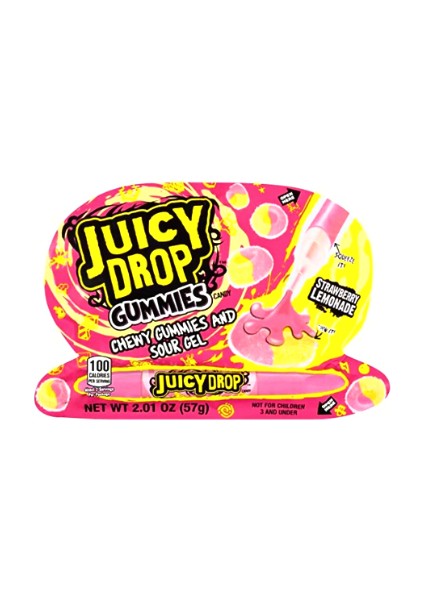 Extreme Juicy Drop Gummies Strawberry Lemon 57 Gr.