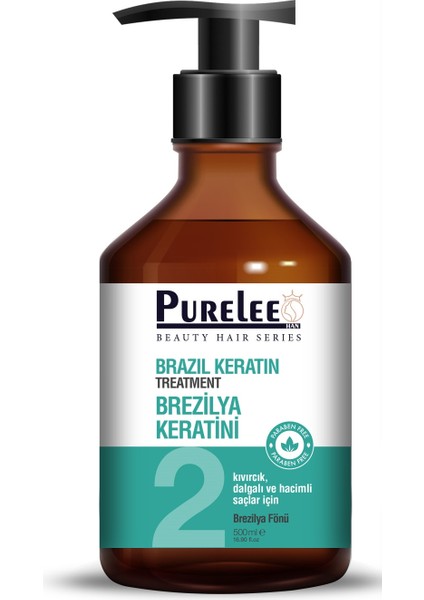 Brezilya Fönü Keratin Bakımı 500 ml Kalıcı Onarıcı ve Saç Düzleştirici