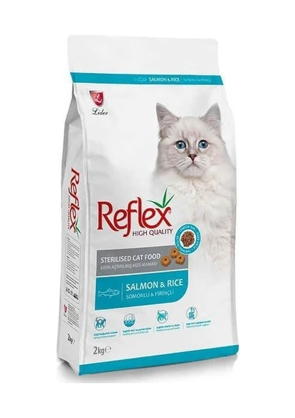 Sterilised Somonlu Pirinçli Kedi Maması 2 kg