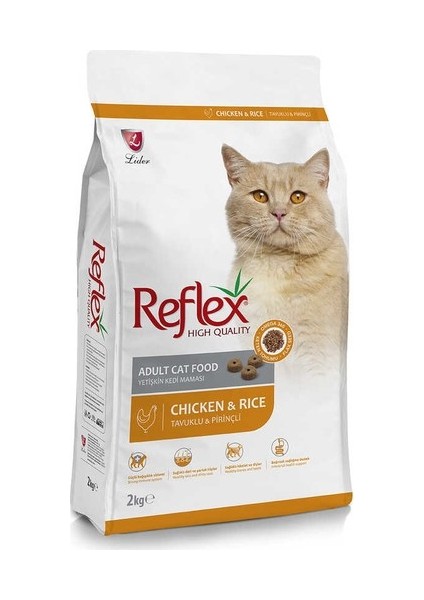 Tavuklu Pirinçli Yetişkin Kedi Maması 2 kg