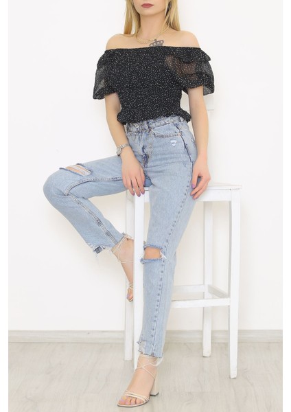 Gipeli Bluz Siyah fiyatları