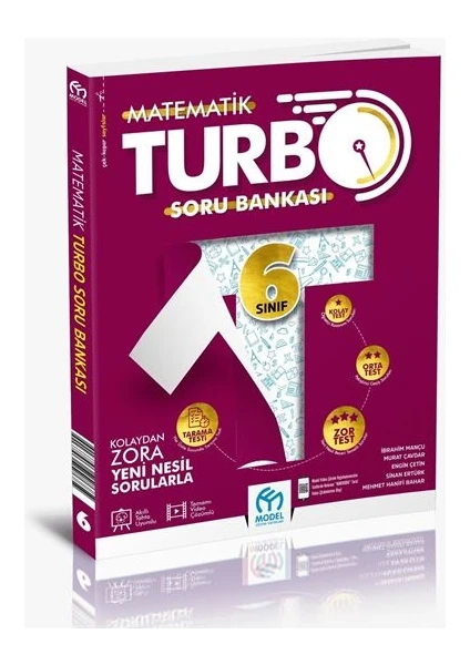 Model Eğitim Yayıncılık 6. Sınıf Turbo Matematik Soru Bankası