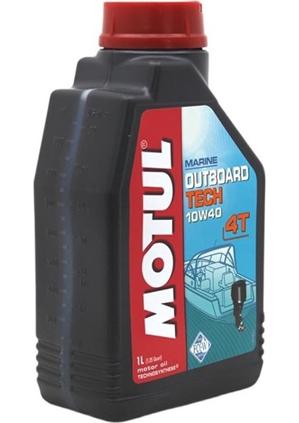 Motul Outboard Tech 4t 10W40 1lt Motor Yağı