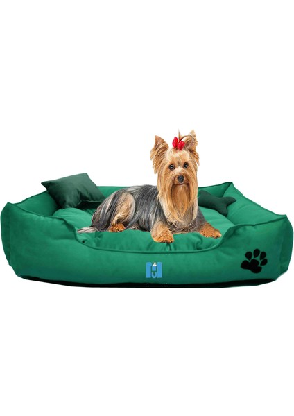 Ultrasoft Orta Irk Yıkanabilir Evcil Canlı Yatağı Silikonlu Elyaf Dolgulu Mukavemetli Kumaş