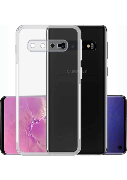 Samsung Galaxy S10 Plus Kamera Korumalı Süper Silikon Kılıf