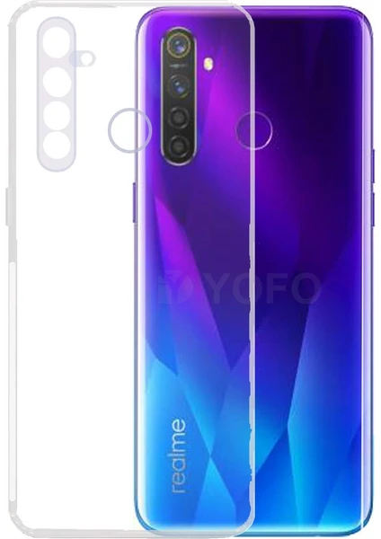 Realme 5 Pro Kamera Korumalı Süper Silikon Kılıf