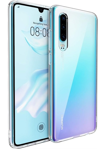 Huawei P30 Kamera Korumalı Süper Silikon Kılıf