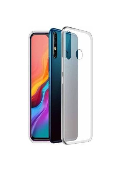Infinix Hot 8 Kamera Korumalı Süper Silikon Kılıf