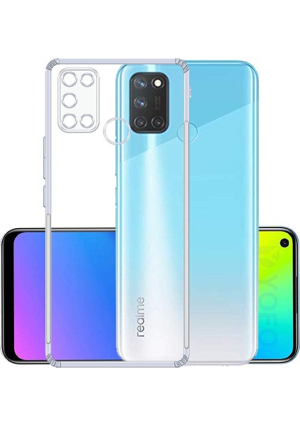 Realme 7i Kamera Korumalı Süper Silikon Kılıf