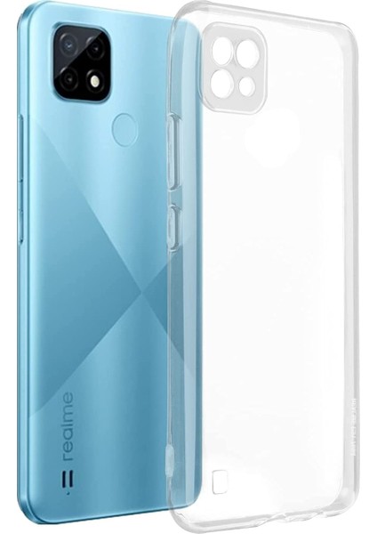 Realme C11 Kamera Korumalı Süper Silikon Kılıf