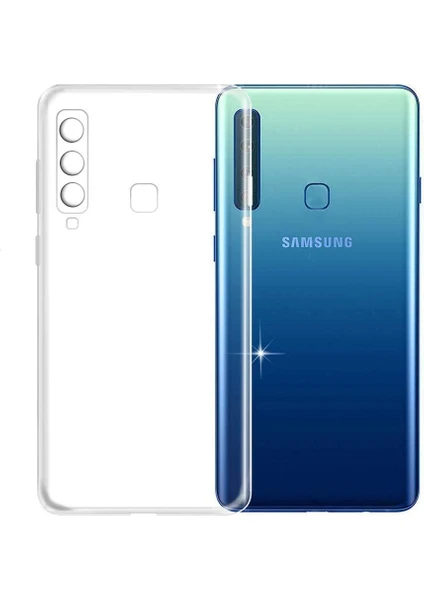 Samsung Galaxy A9 2018 Kamera Korumalı Süper Silikon Kılıf Ekran Koruyucu