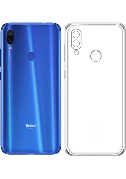 Xiaomi Redmi 7 Kamera Korumalı Süper Silikon Kılıf Ekran Koruyucu