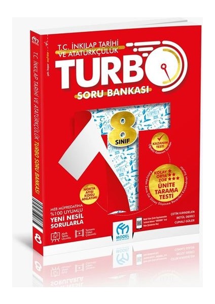 Model Eğitim Yayıncılık 8. Sınıf Turbo Sosyal Bilgiler Soru Bankası