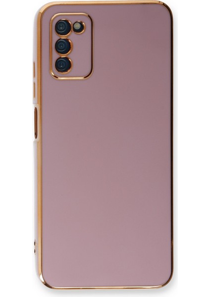 Samsung Galaxy A03S Kılıf Özel Tasarım Fit Kalıp Lüx Dizayn Silikon Kapak - Mor fiyatları
