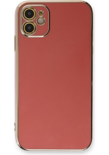iPhone 11 Kılıf Özel Tasarım Fit Kalıp Lüx Dizayn Silikon Kapak - Kırmızı fiyatları