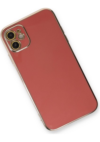 iPhone 11 Kılıf Özel Tasarım Fit Kalıp Lüx Dizayn Silikon Kapak - Kırmızı modelleri