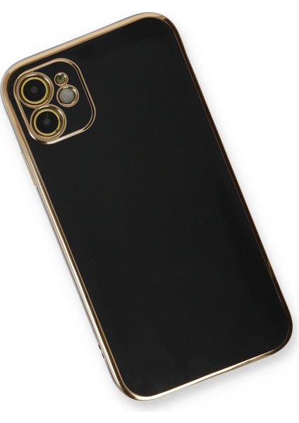 iPhone 11 Kılıf Özel Tasarım Fit Kalıp Lüx Dizayn Silikon Kapak - Siyah modelleri