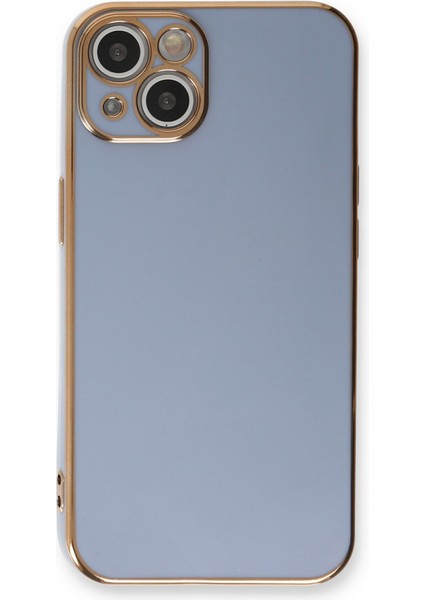iPhone 13 Kılıf Özel Tasarım Fit Kalıp Lüx Dizayn Silikon Kapak - Mavi fiyatları