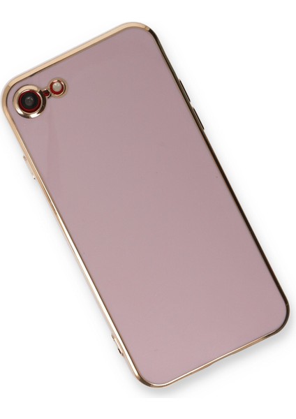 iPhone 7 Kılıf Özel Tasarım Fit Kalıp Lüx Dizayn Silikon Kapak - Mor modelleri