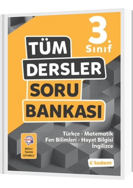 Tudem Yayınları 3. Sınıf Tüm Dersler Soru Bankası Tudem Yayınları (Bolnota Özel Güncel Içeriğe Sahiptir)