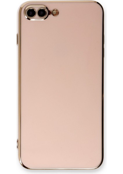 iPhone 7 Plus Kılıf Özel Tasarım Fit Kalıp Lüx Dizayn Silikon Kapak - Pembe fiyatları