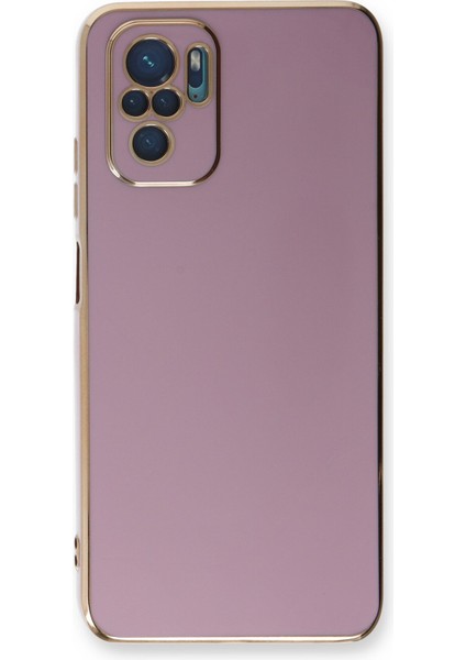 Xiaomi Redmi Note 10 Kılıf Özel Tasarım Fit Kalıp Lüx Dizayn Silikon Kapak - Mor fiyatları