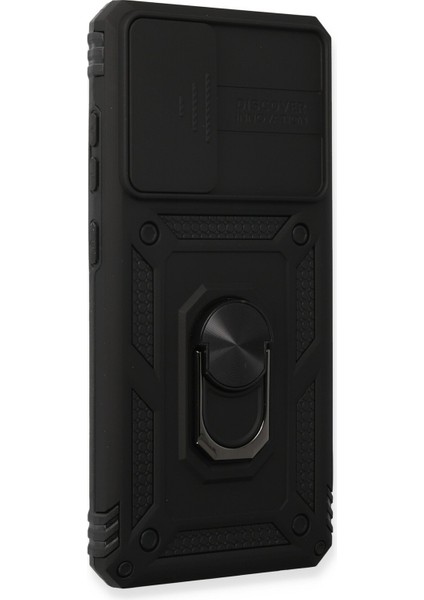 Samsung Galaxy A53 5g Kılıf Kamera Korumalı Sürgülü Yüzüklü Armor Military Zırh Tank - Siyah fiyatları