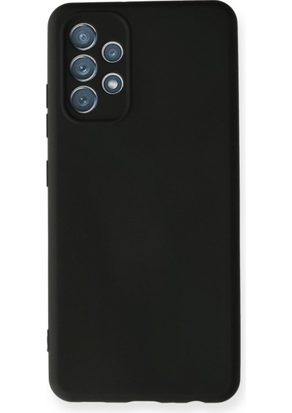 Samsung Galaxy A32 Kılıf Lansman Içi Kadife Lüx Tasarım Silikon Kapak - Siyah