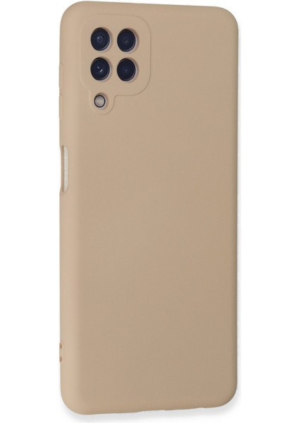 Samsung Galaxy M22 Kılıf Lansman Içi Kadife Lüx Tasarım Silikon Kapak - Pudra fiyatları