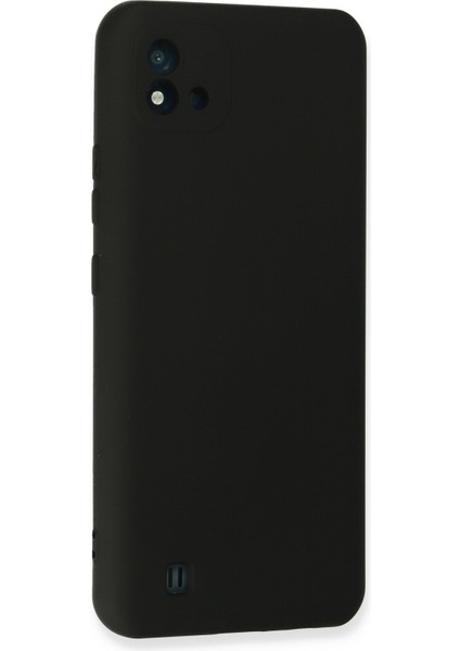 Realme C11 2021 Kılıf Lansman Içi Kadife Lüx Tasarım Silikon Kapak - Siyah modelleri