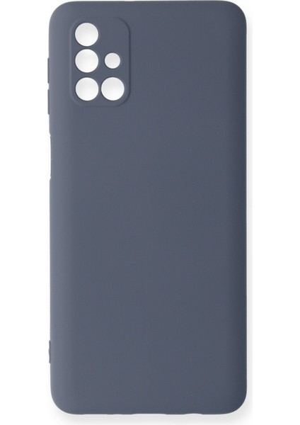 Samsung Galaxy M31S Kılıf Lansman Içi Kadife Lüx Tasarım Silikon Kapak - Gri