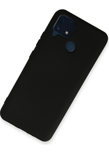 Realme C25 Kılıf Lansman Içi Kadife Lüx Tasarım Silikon Kapak - Siyah fiyatları