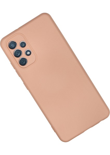 Samsung Galaxy A32 Kılıf Lansman Içi Kadife Lüx Tasarım Silikon Kapak - Pudra fiyatları