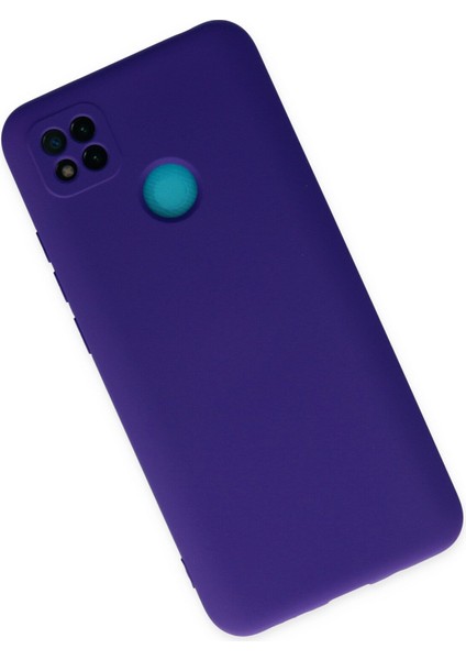 Xiaomi Redmi 9c Kılıf Lansman Içi Kadife Lüx Tasarım Silikon Kapak - Mor fiyatları