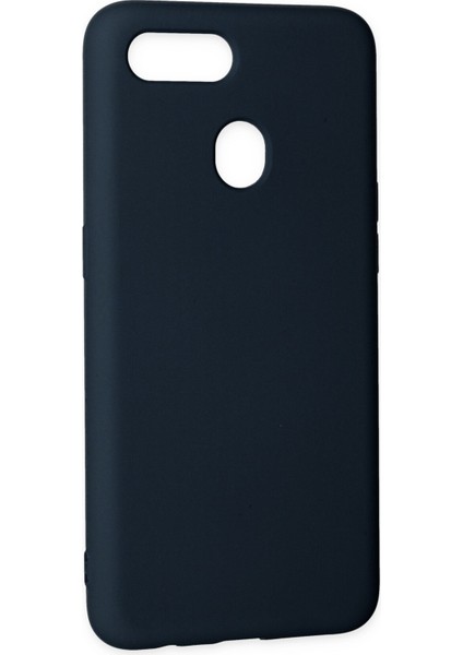 Oppo Ax7 Kılıf Lansman Içi Kadife Lüx Tasarım Silikon Kapak - Lacivert fiyatları