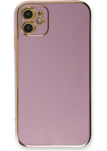 iPhone 11 Kılıf Özel Tasarım Fit Kalıp Lüx Dizayn Silikon Kapak - Mor fiyatları