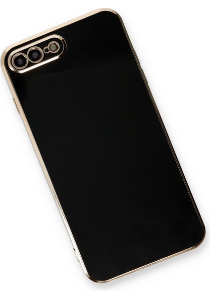 iPhone 8 Plus Kılıf Özel Tasarım Fit Kalıp Lüx Dizayn Silikon Kapak - Siyah modelleri