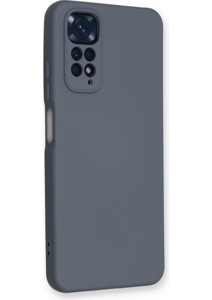 Xiaomi Redmi Note 11S Kılıf Lansman Içi Kadife Lüx Tasarım Silikon Kapak - Gri fiyatları