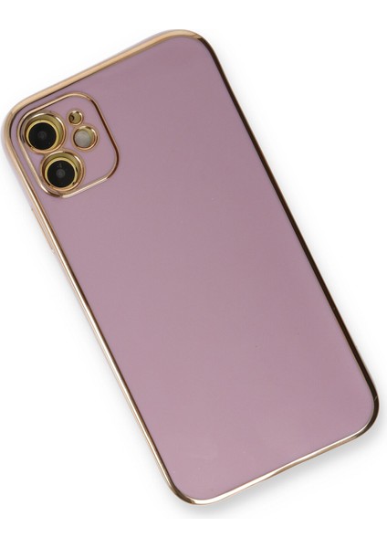iPhone 11 Kılıf Özel Tasarım Fit Kalıp Lüx Dizayn Silikon Kapak - Mor modelleri