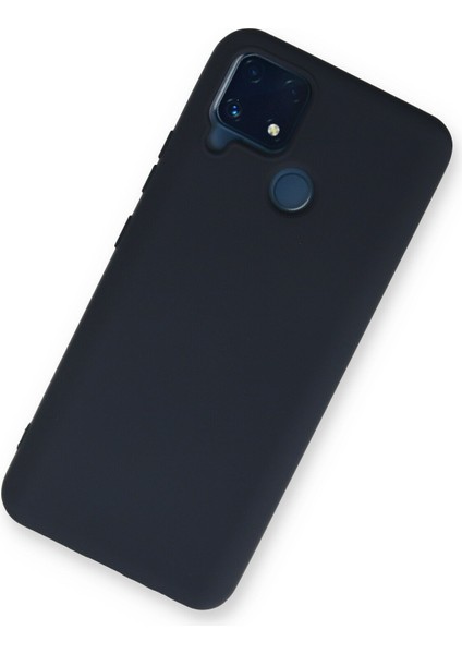 Realme C25 Kılıf Lansman Içi Kadife Lüx Tasarım Silikon Kapak - Lacivert fiyatları