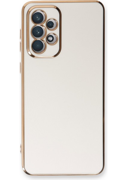 Samsung Galaxy A33 5g Kılıf Özel Tasarım Fit Kalıp Lüx Dizayn Silikon Kapak - Beyaz fiyatları